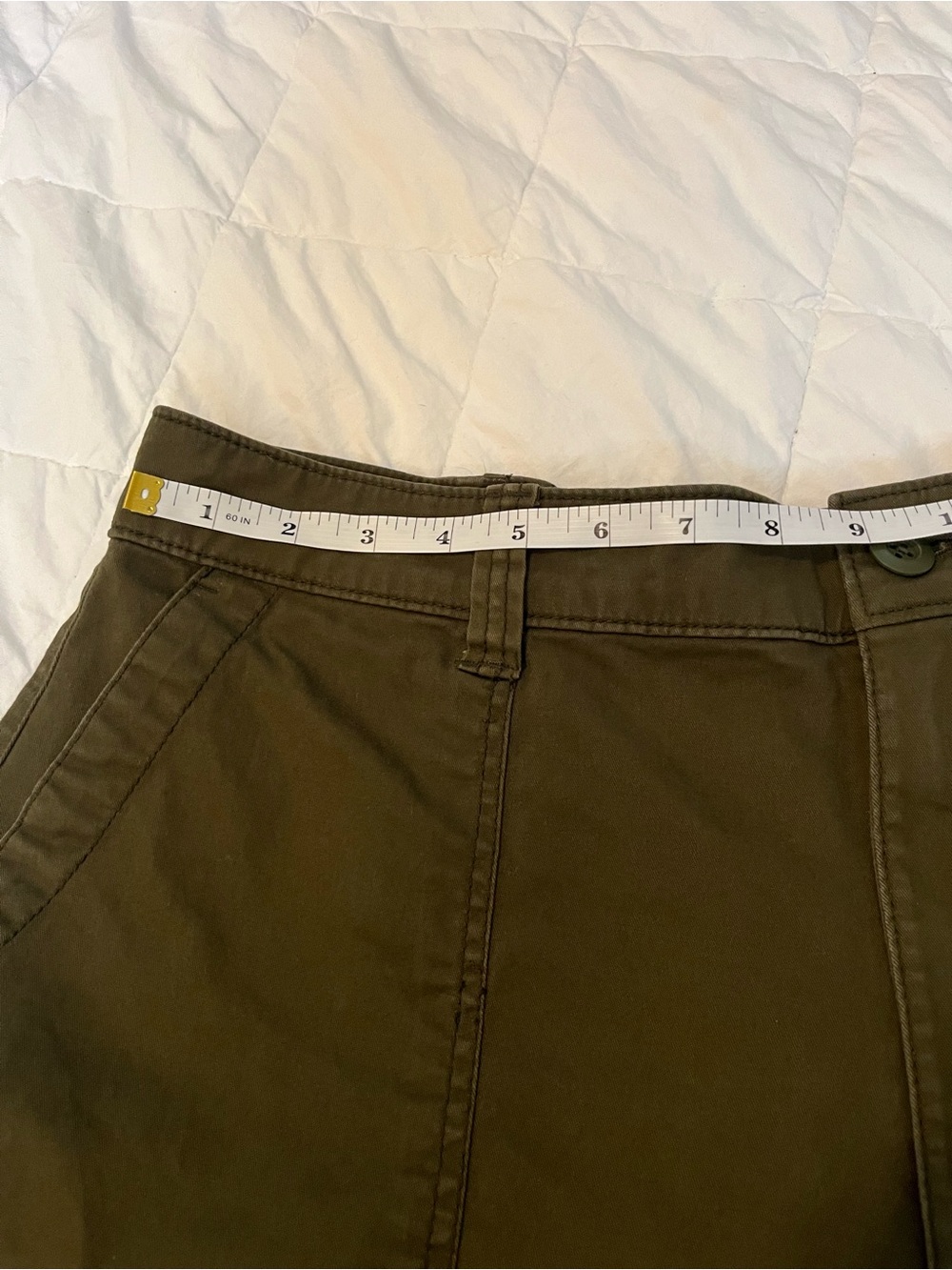 Old Navy Olive Green High Rise OG Chinos - Picture 2 of 8